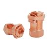 Electrical Equipment TJ Series Split Bolt Connector Sturdy Durable Copper Split Bolt Copper Split Connector