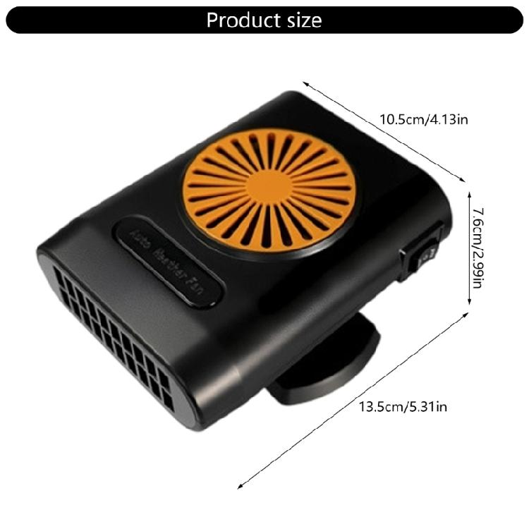 12V 24V Windshield Defogger Heater, Vehicle Warm Air Blower Energy Saving for Clear Visibility, Safe Driving Experience