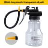 1 Sztuka Przezroczysty Pojemnik na Olej Smarownica 250ml/350ml Olej Smarujący Plastikowa Pompa Maszynowa Pompa Wysokociśnieniowa Smarownica Pistolet do Smaru
