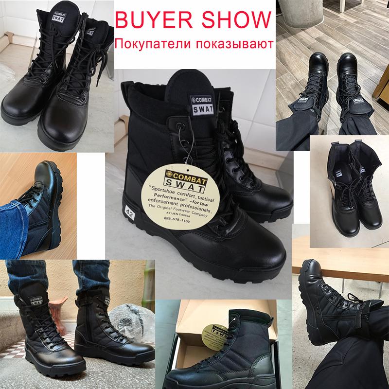 Men's Boots 2025 New Tactical Boots Special Force Desert Combat Boots Men Work Shoes Outdoor Hiking Ankle Boots