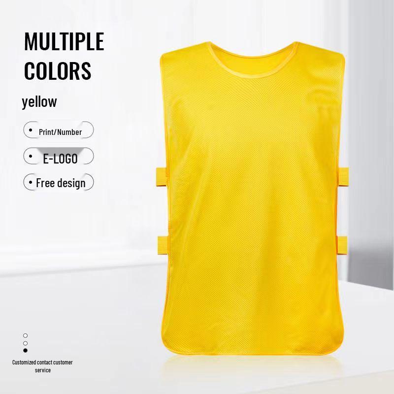 Team-Building Football Training Vest for Kids with Printable Number