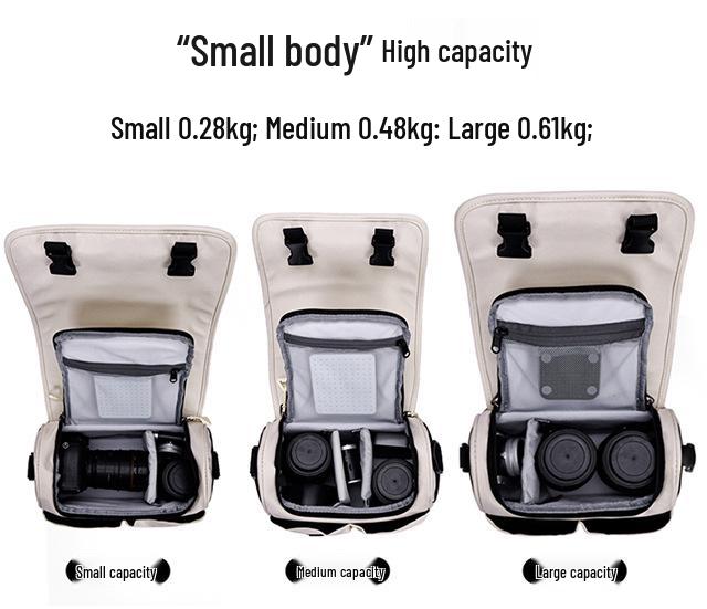 Waterproof Portable Camera Bag for Canon, Sony, Fuji, Nikon SLR/Mirrorless - Single Shoulder Photography Bag