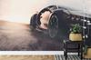 Photomural Sport Car In The Desert Washable Fleece 315x210