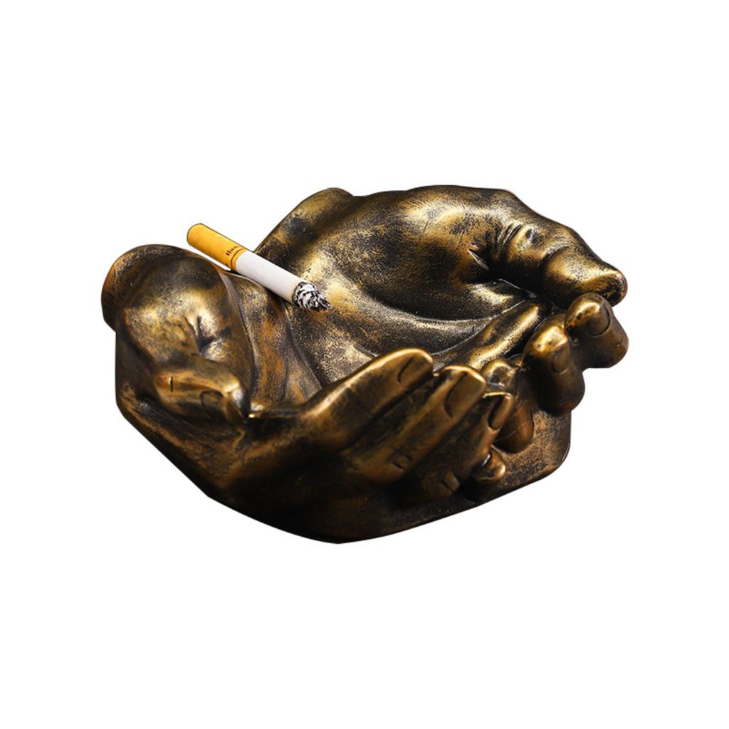Creative Handheld Ashtray Portable Desktop Ashtray for Home Living Room Office Table Decoration Unique Design Durable Material
