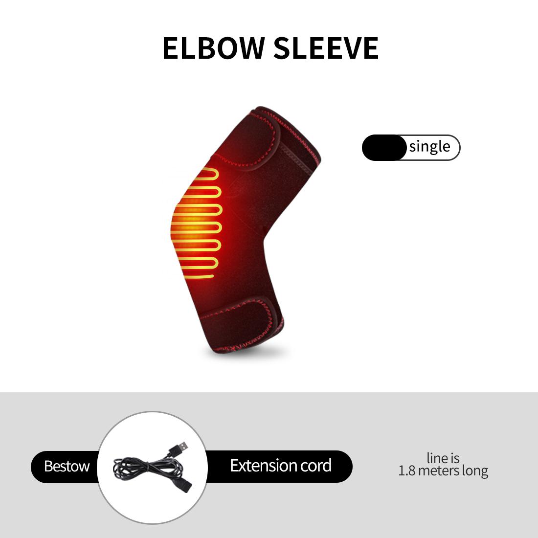 

Нагрівач для ліктя з інфрачервоною терапією, живлення від USB, повне охоплення, масажер для руки, полегшення при артриті, відновлення м язового розтягнення, легкий для перенесення UK-Plug