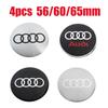 3D Metal Car Wheel Center Cover Badge Sticker for S Sline RS Q7 R8 S3 8P Q3 A8 B8 S6 Q8 B7 Q6 S7 C7 TT B2 A3 Quattro Q5 A7 8V