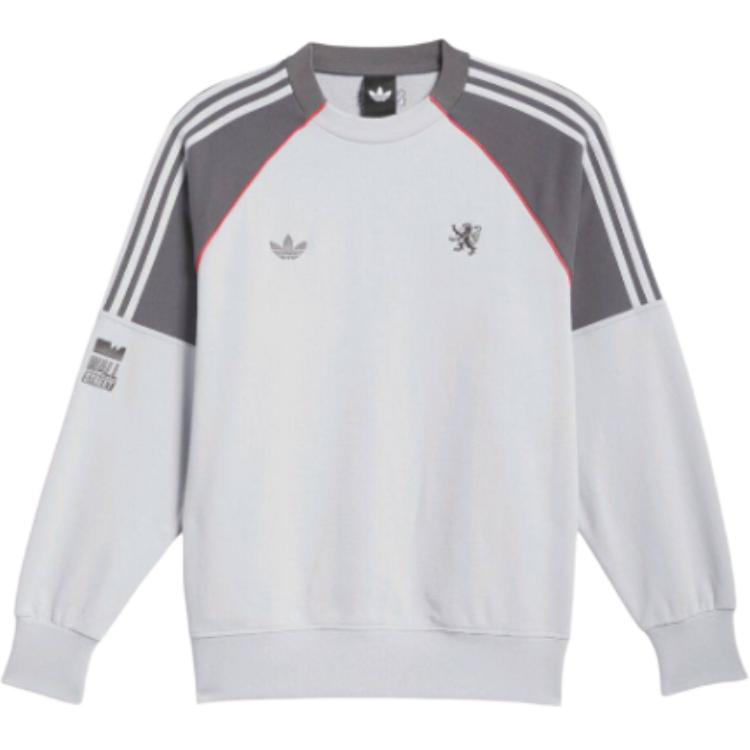 Adidas Men Classic Logo Crew Neck Short Sleeve T-shirt Grey JY8383 XL