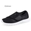 Hot Summer Elderly Shoes Men and WoMen Adjustable Fat and Wide Breathable Lightweight Casual Shoes Elderly Foot Swelling Shoes