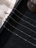 5PCS/7PCS Fashion Stainless Steel Love Bead Chain Bracelet Set Commuter Elegant Leisure Accessories Neutral Stackable