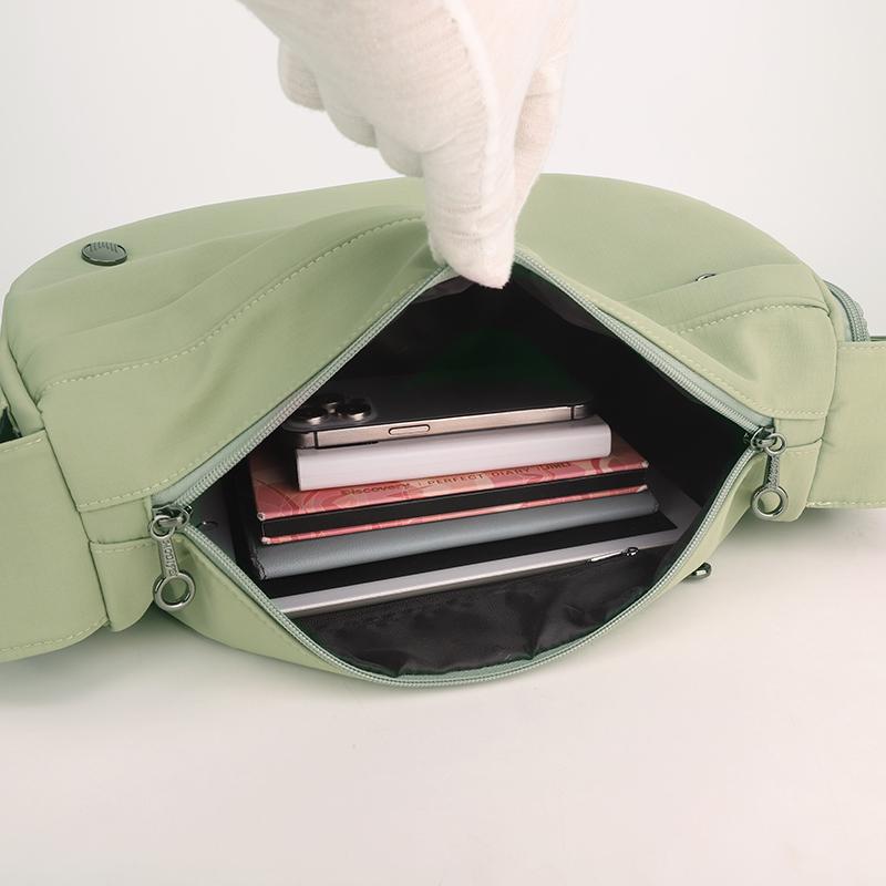 Tote Bag Lightweight Nylon Shoulder Bag Large Capacity Crossbody Bag