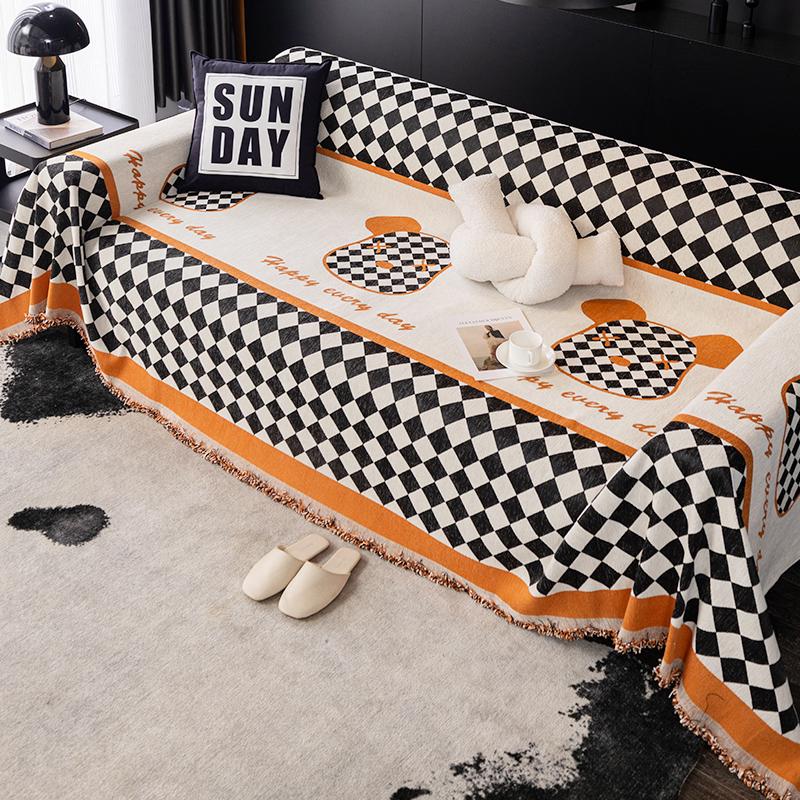 

Чехол для дивана Полотенце Полностью покрытый Простой Современный Четыре Сезона Универсальный Чехол для дивана Ткань Подушка Модная спинка Интернет Знаменитость Чехол для дивана 180*130cm