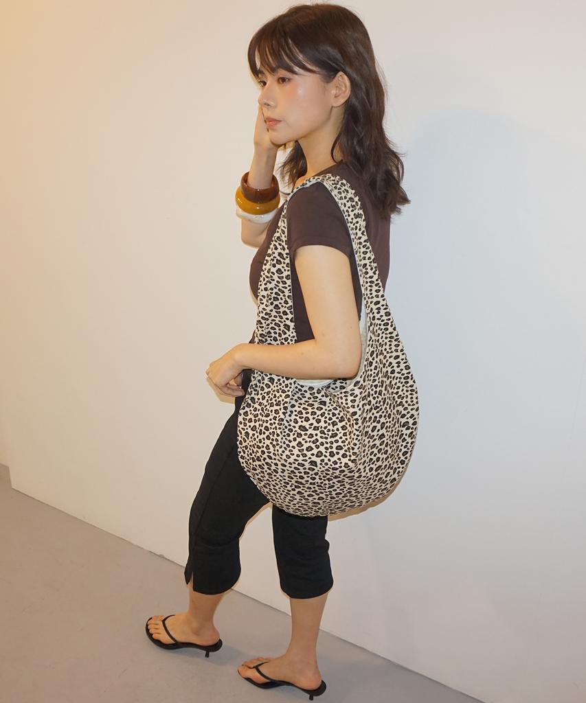 Salbol Fig Leopard Bag [Beige]