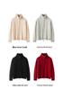 2025 Autumn/Winter Women's Diamond Pattern Cashmere Cardigan - Gentle Style Short Zipper Jacket