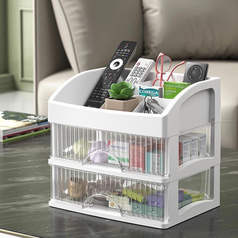 Drawer Storage Box Makeup Jewelry Large Capacity Plastic Lipstick Holder Supplies Organizer Nail Polish Skincare Cosmetic Box