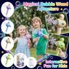 Bubble Wands - Interactive Lighted Automatic Bubble Machine Toy For Boys And Girls