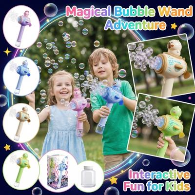 Baguettes à bulles - Jouet machine à bulles automatique interactive lumineuse pour garçons et filles