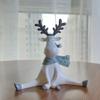 Creative Resin Deer Figurine Kids Room Desktop Shelf Unique Ornament Cute Decorative Item