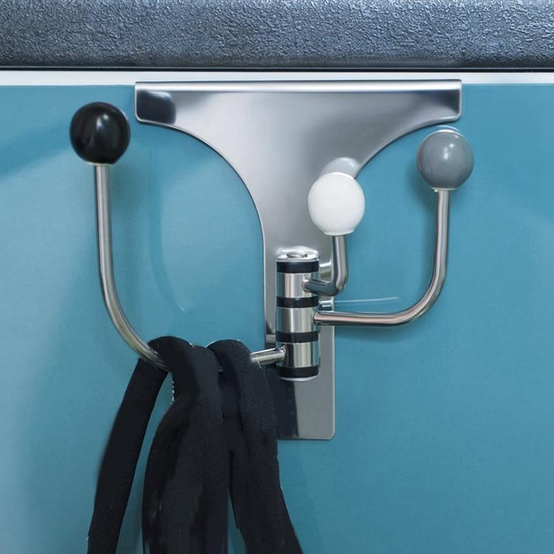 Door Back Hook Multi-Purpose Coat And Hat Hanger Nail-Free Door Hanging Beads Door Hook