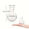 Creative Semi Circular Class Wall Mounted Vase Flower Plate Plant Hydroponic Aquarium Wall Fish Tank Aquarium Home Decoration