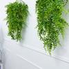90Cm Persian Fern Leaves Vines Home Room Decor Hanging Artificial Plant Plastic Leaf Grass Wedding Party Wall Balcony Decoration