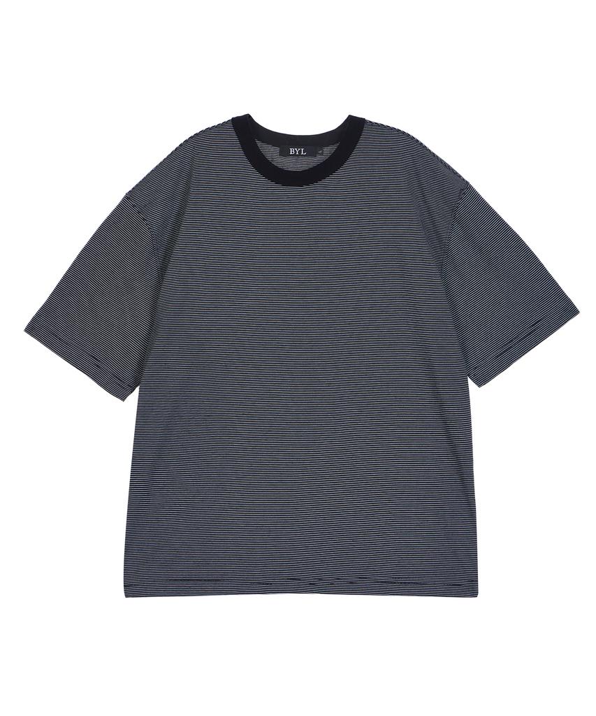 BY.L Small Stripe T-Shirt Black