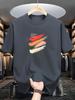 women Black TShirt  Soft Breathable Crew Neck Tee with Accent Stripe Everyday Casual Shirt for Gym women Clothing Comfortable