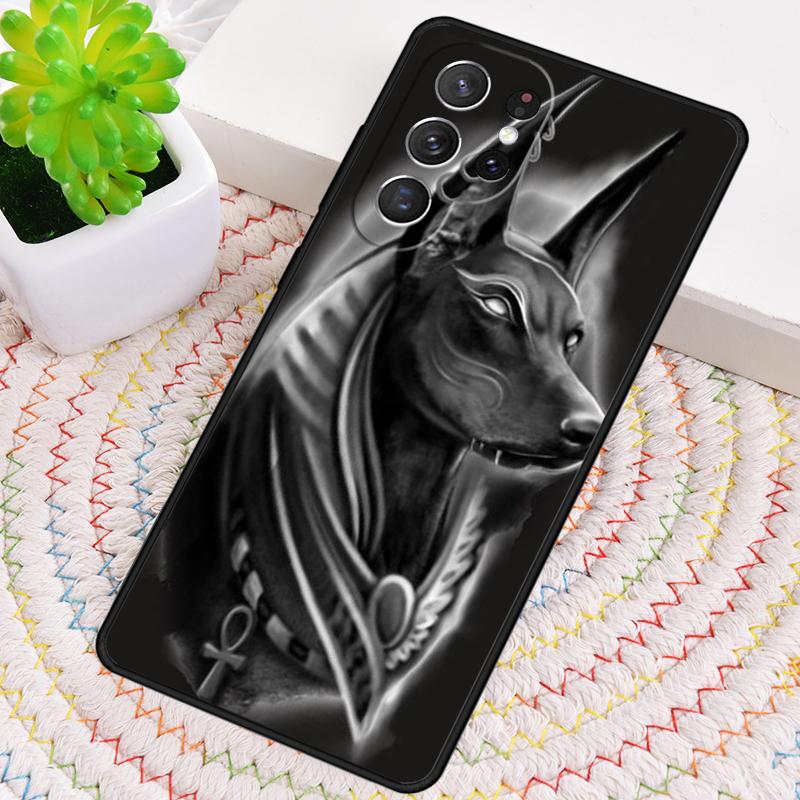 Egypt Nefertiti Anubis Phone Case for Samsung Galaxy Note 10 Pro S26 Ultra S23 S24 FE S25 S21 S22 PLUS Shockproof Cove