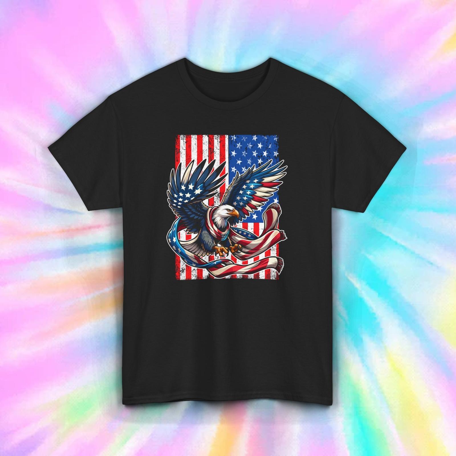 American Eagle Flag T-Shirt | Patriotic USA Graphic Tee | S-5XL S
