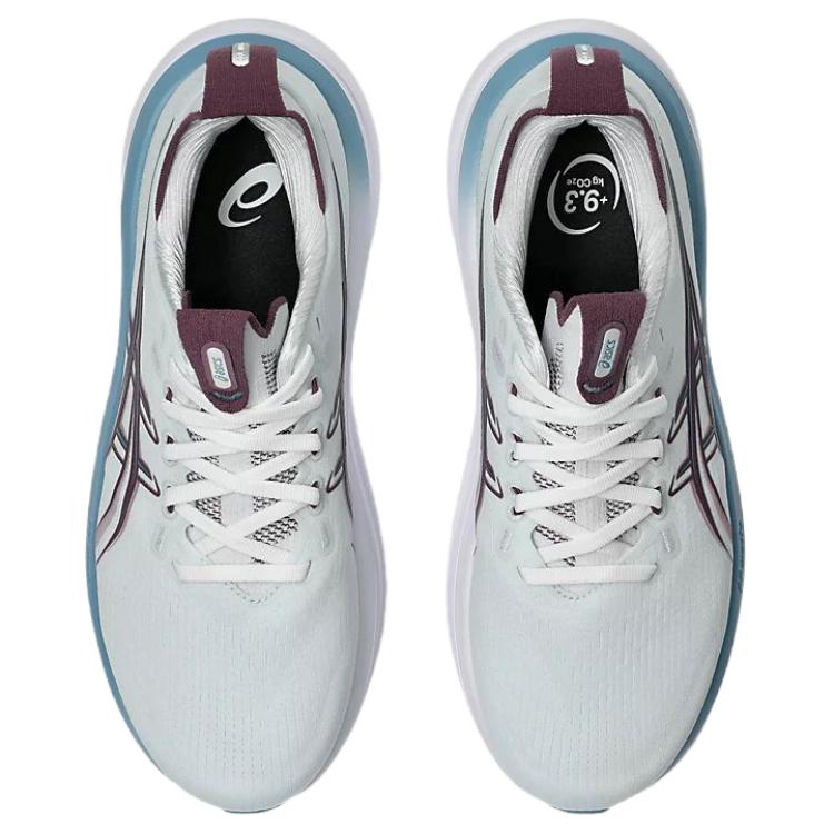 Asics Gel-Nimbus 28 Comfortable Breathable Running Shoes Women Sneakers Arctic-Blue 1012B899-400