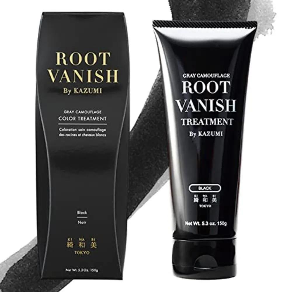 KIWABI ROOT VANISH Цветное средство для волос Черное 150 г