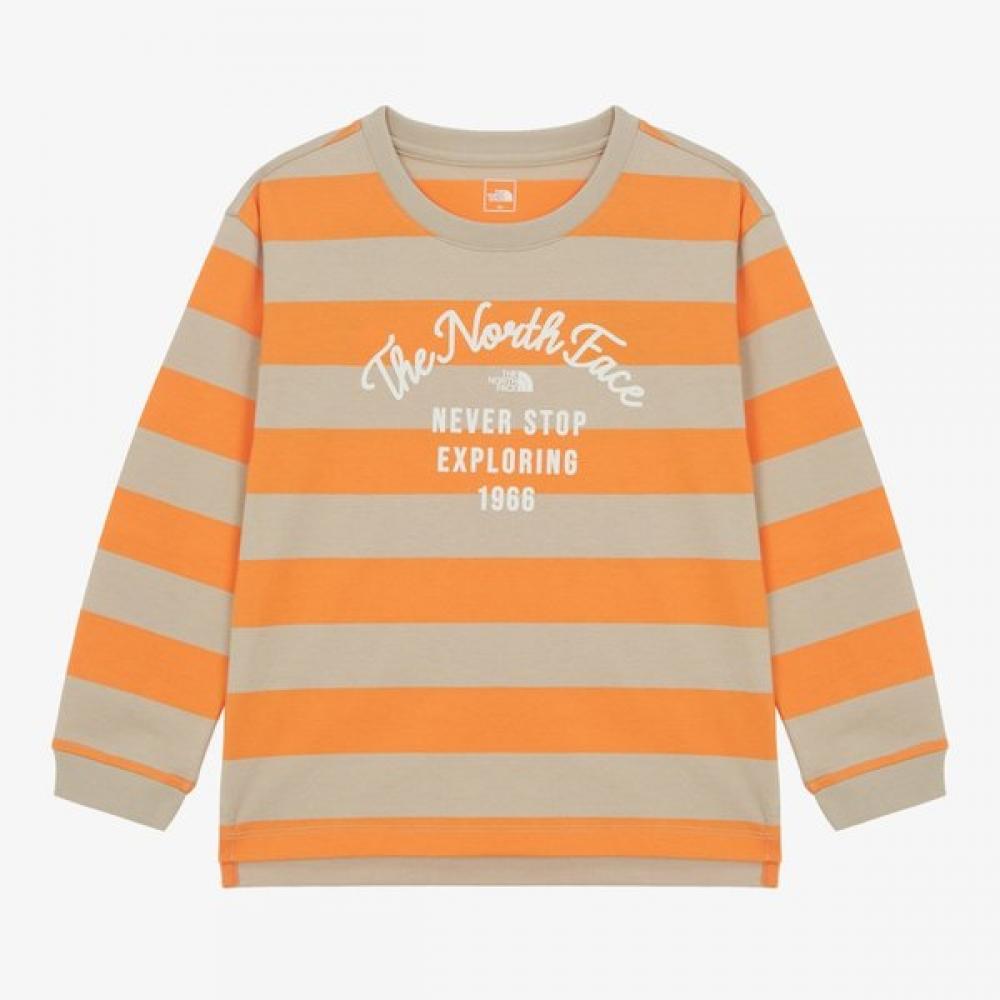 

The North Face Kids Elowen Long Sleeve Tee Orange Nt7tr55u ORANGE/160