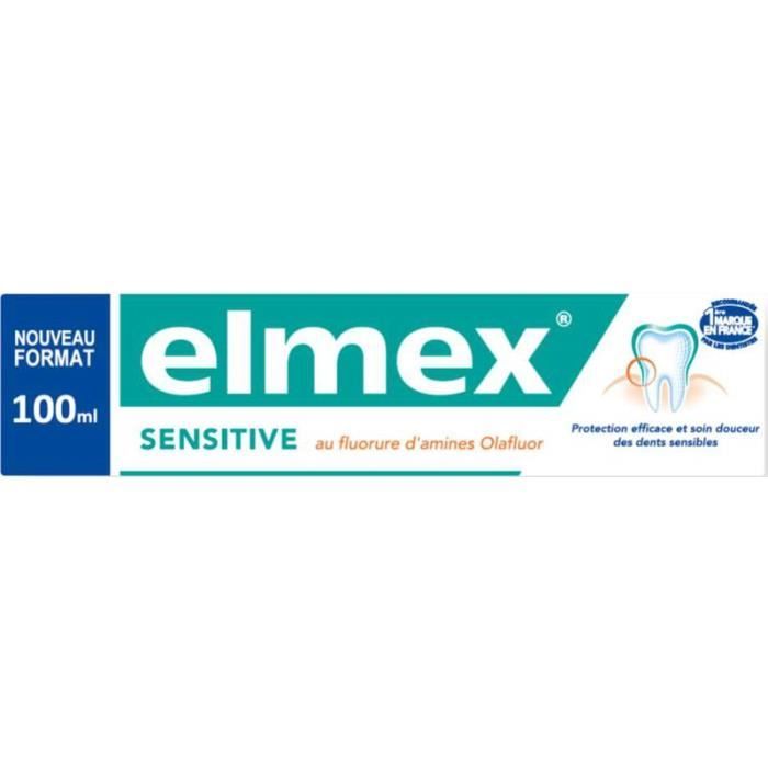 Dentifrice - Elmex - Sensitive - 100 ml - Soin des dents sensibles - Protection renforcée