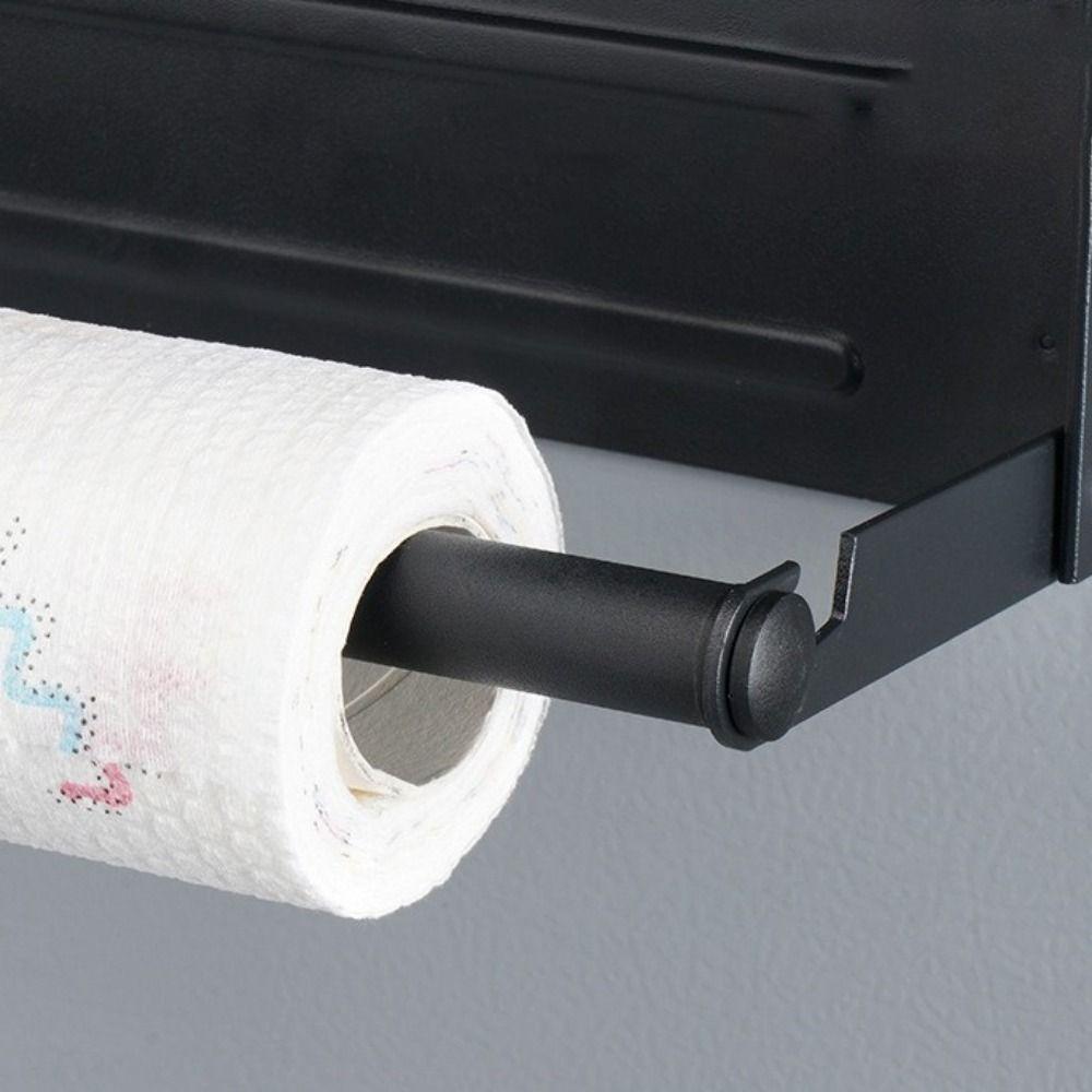 Wall Mounted Refrigerator Magnetic Shelf Folding Space Saving Seasoning Storage Organizer Large Capacity Spice Storage Rack