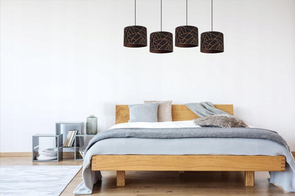 Hanging Lamp, Ceiling Chandelier, Lampshade, Pattern, Copper