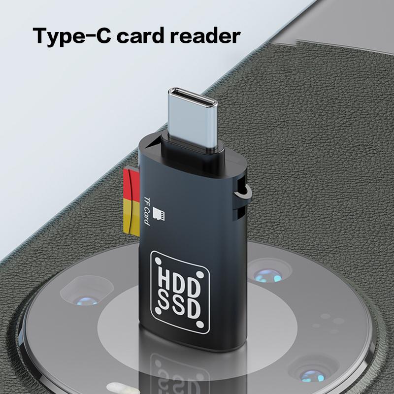 Usb 3.1 Type C Sd Tf Card Reader Universal Otg Adapter For Pc Laptop Tablet Phone For Mac Huawei Xiaomi Android Card Reader