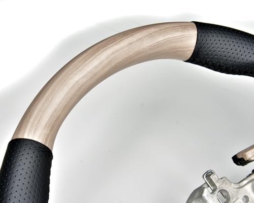 LANBO Original Steering Wheel Type II White Wood [Harrier MXUA/AXUH80/85]