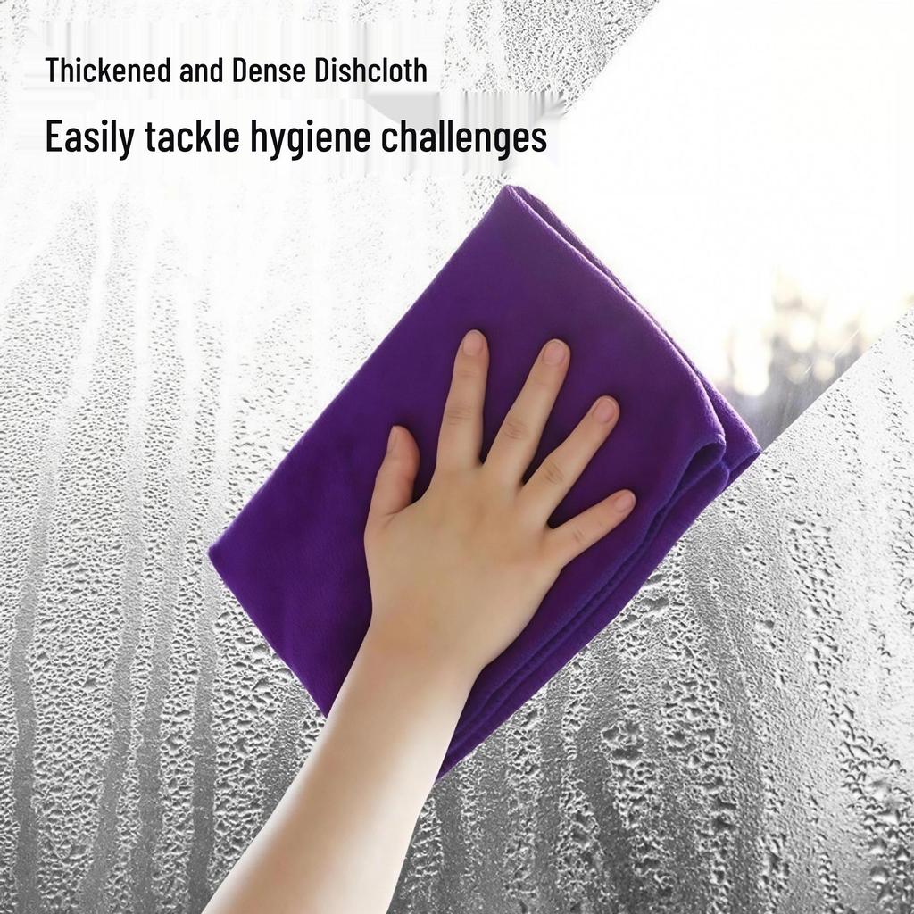 Ultra-Fine Fiber Thickened Car Wash and Cleaning Towel with High Water Absorption - Ideal for Home, Hotel, and Salon Use