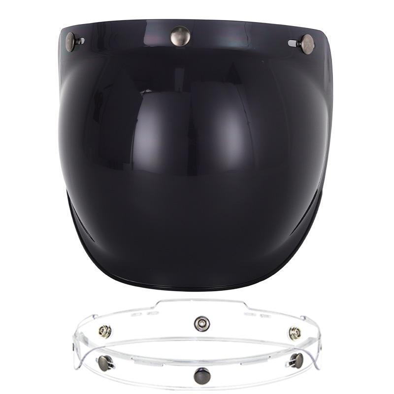Popular Retro Motorcycle Helmet with Bubble Visor and Frame