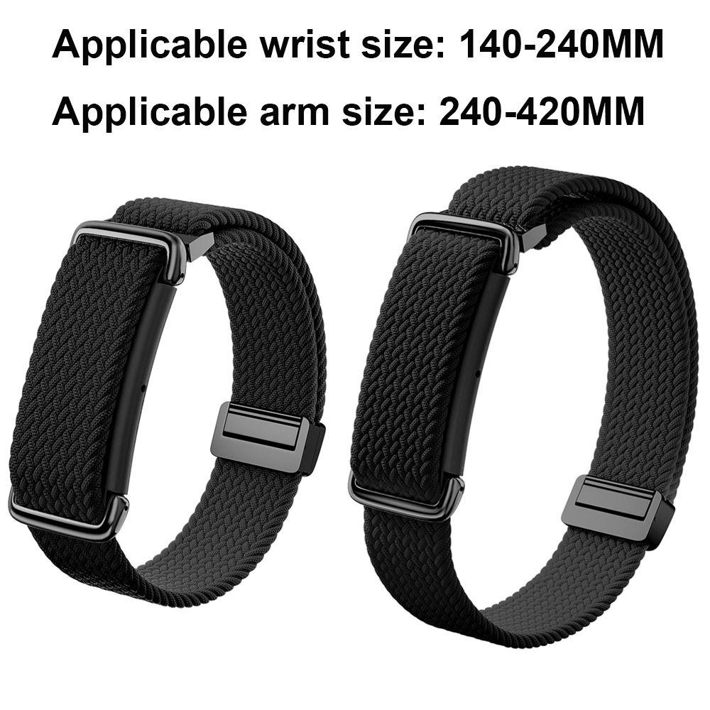 Nylon Fitness Tracker Strap Adjustable Bicep Band for Google Fitbit Air for Men Women