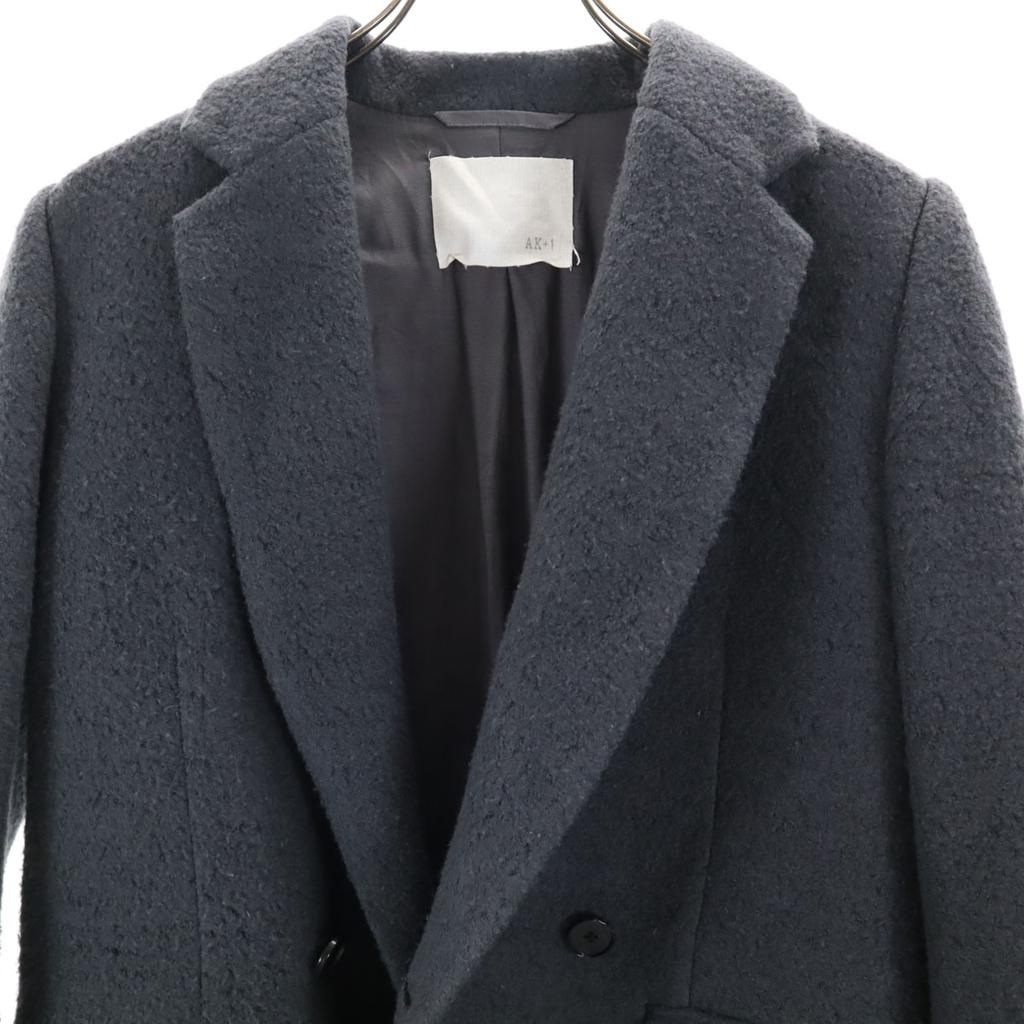 AK+1 Wool Pile Double Jacket 36 Charcoal Gray BEAMS Beams Women Used