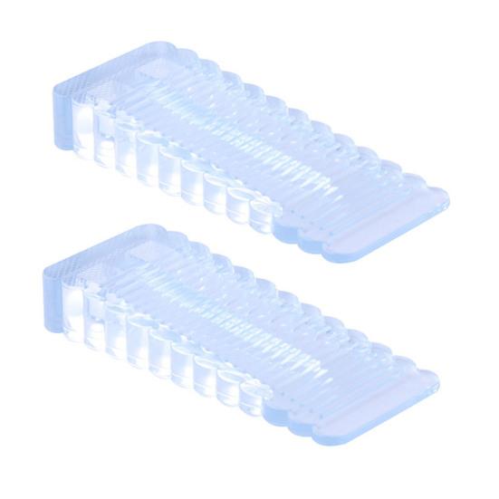 2Pcs Anti-collision Door Buffer Textured Design Surface Home Improvement Safety Household Door Stop Home