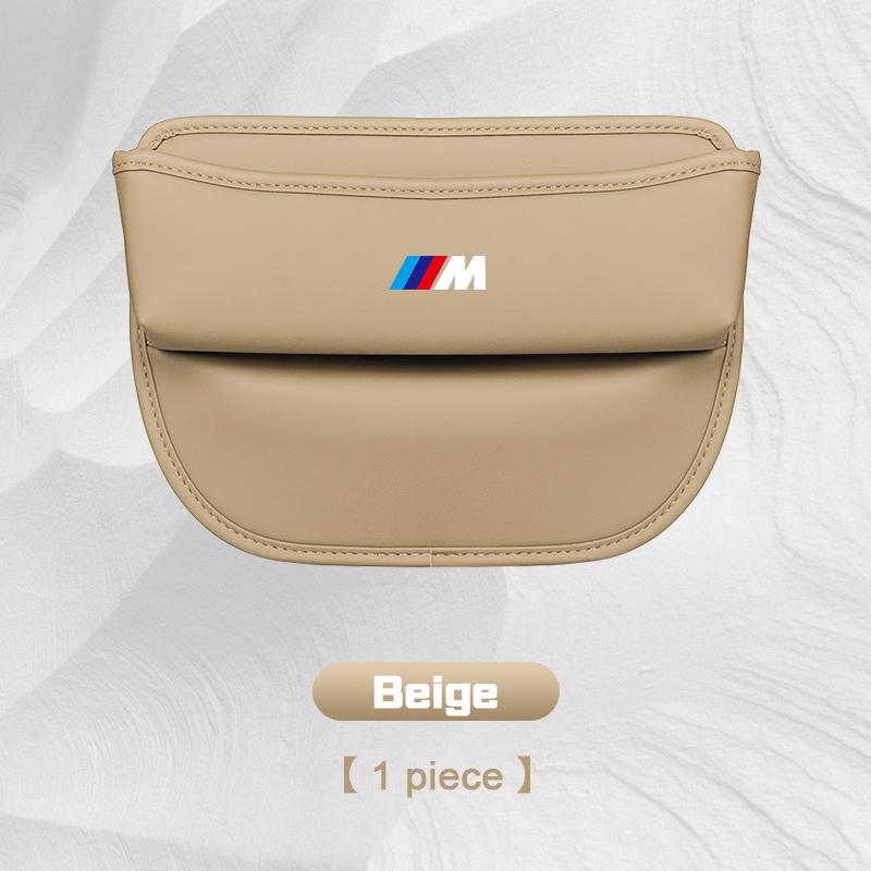 For BMW M M3 M5 M6 E36 E39 E46 E60 E90 E91 F48 F25 F07 F10 X1 X3 X5 X6 PU Leather Car Seat Gap Organizer Storage Box Accessories cyfp80