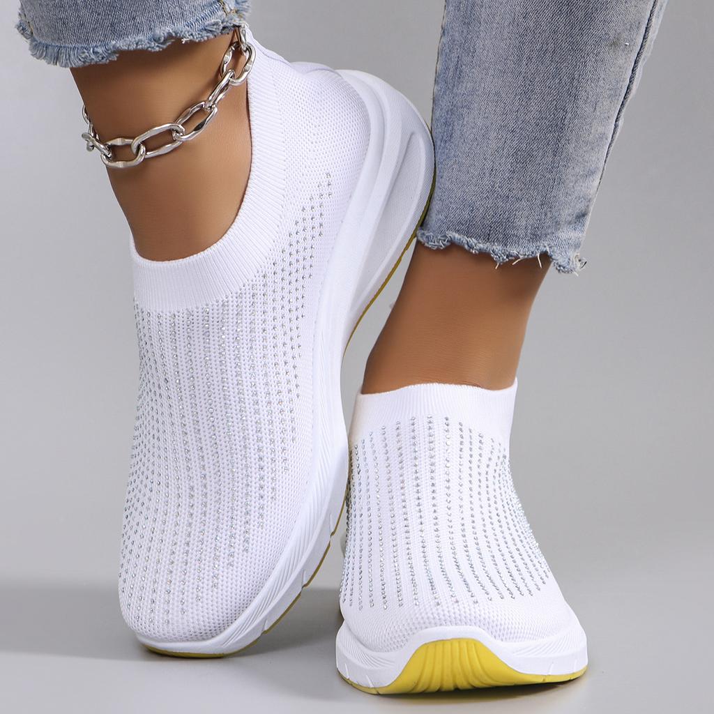 Frühlingsneue Damen-Sportschuhe, modisch, atmungsaktiv, leicht, rutschfest, abriebfest, lässige Sportschuhe, flache Schuhe