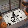 Halloween Decoration for Home Bathroom Mat The Witch Is In Pattern Mat Halloween Carpet for Bedroom Kitchen Party Decoration