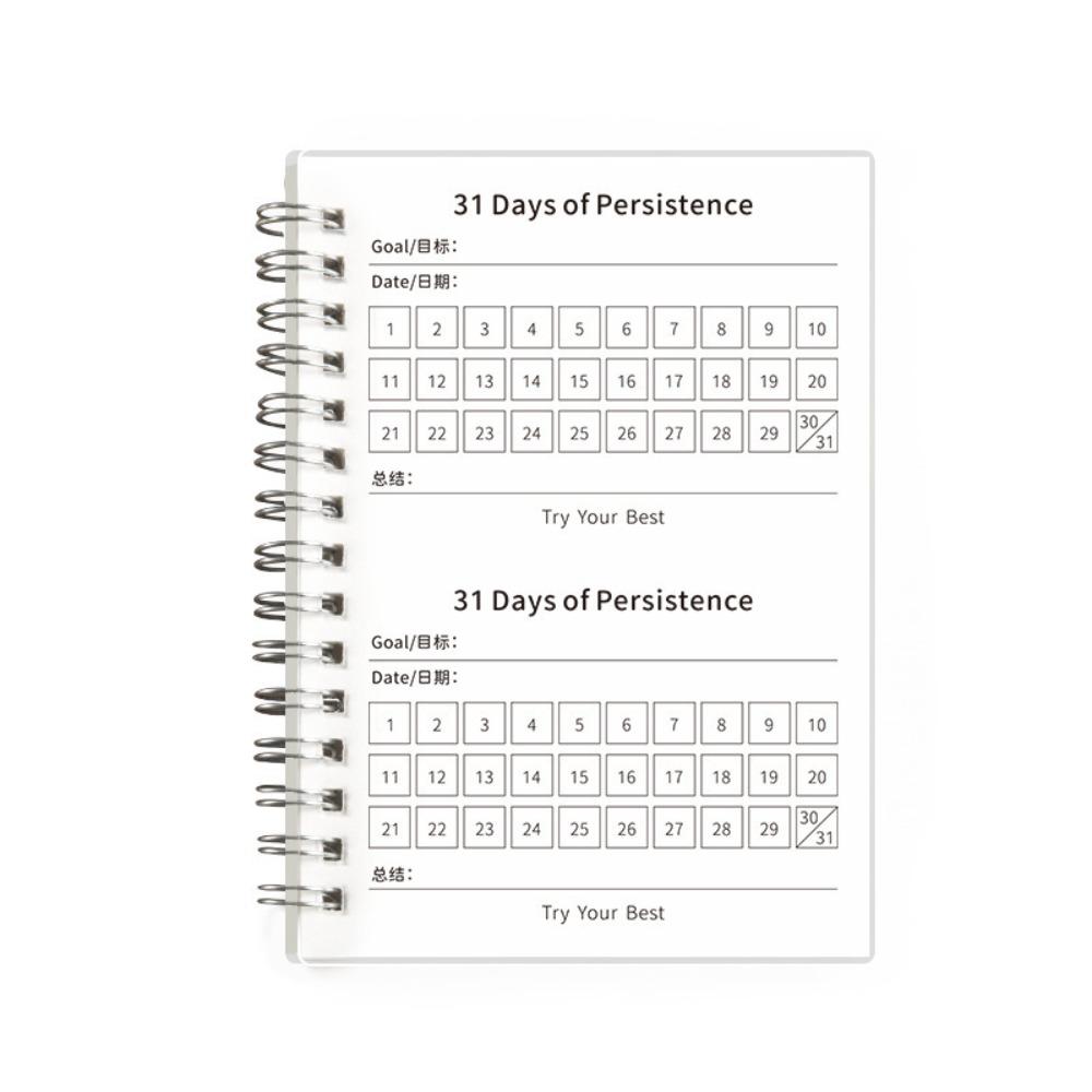 

A6 Schedule Notepad Self-discipline Check-in To Do List Memo Students 31 days-challenge