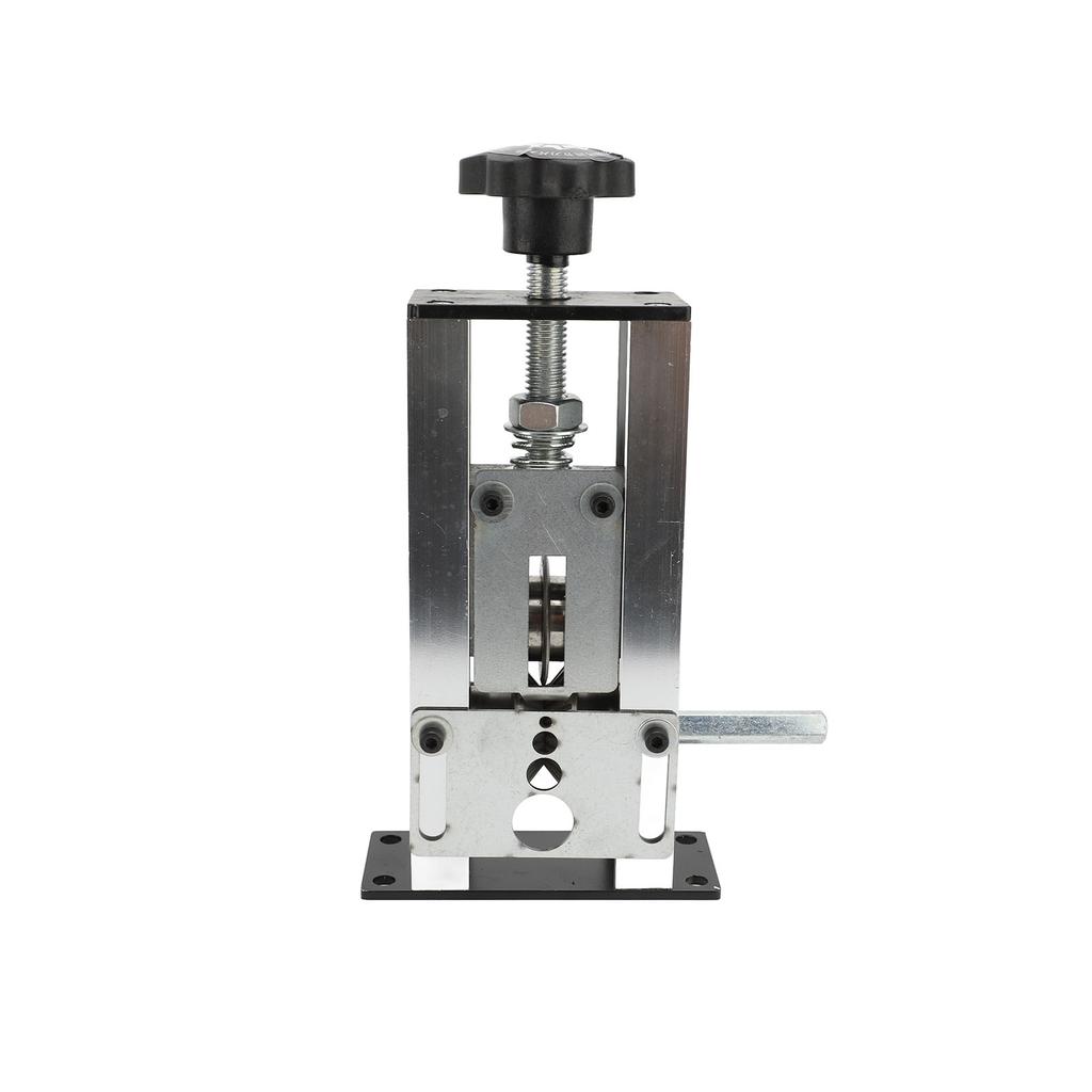 Manual Or Electric Wire Stripper Self Adjust Spring Anti Slip Roller Wire Stripping Machine Silver