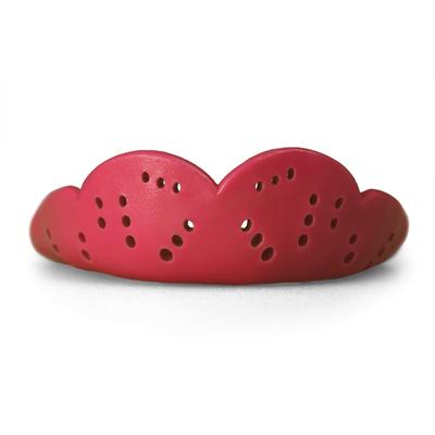 Protector bucal SISU Max, rojo intenso, delgado, ajuste personalizado, diseño delgado, remoldeable hasta 20 veces para impacto, compatible con aparatos ortopédicos deportivos, 2,4 mm, no tóxico