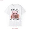 Bingus My Beloved T Shirt Funny Meme Cat Hilarious Idea Cute Animal Vintage Top For Everyday Wear Breathable Casual