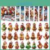 Christmas Advent Calendar Acrylic Chick Decorations For Festive Tree Embellishments
