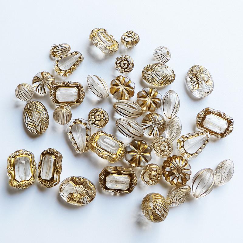 Смешанные цветные акриловые бусины для изготовления украшений (DIY)